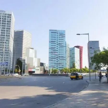 Designer Near Fira Balcony 5ppwifismart Tv By Myrentalhost Apartment L'Hospitalet de Llobregat
