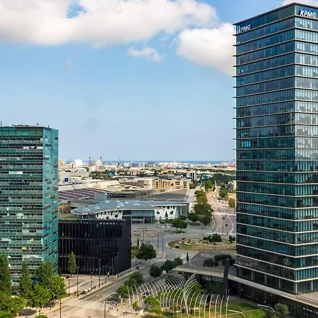 Lodging Fira-barcelona 2 Double Bedroom W Parking Apartment